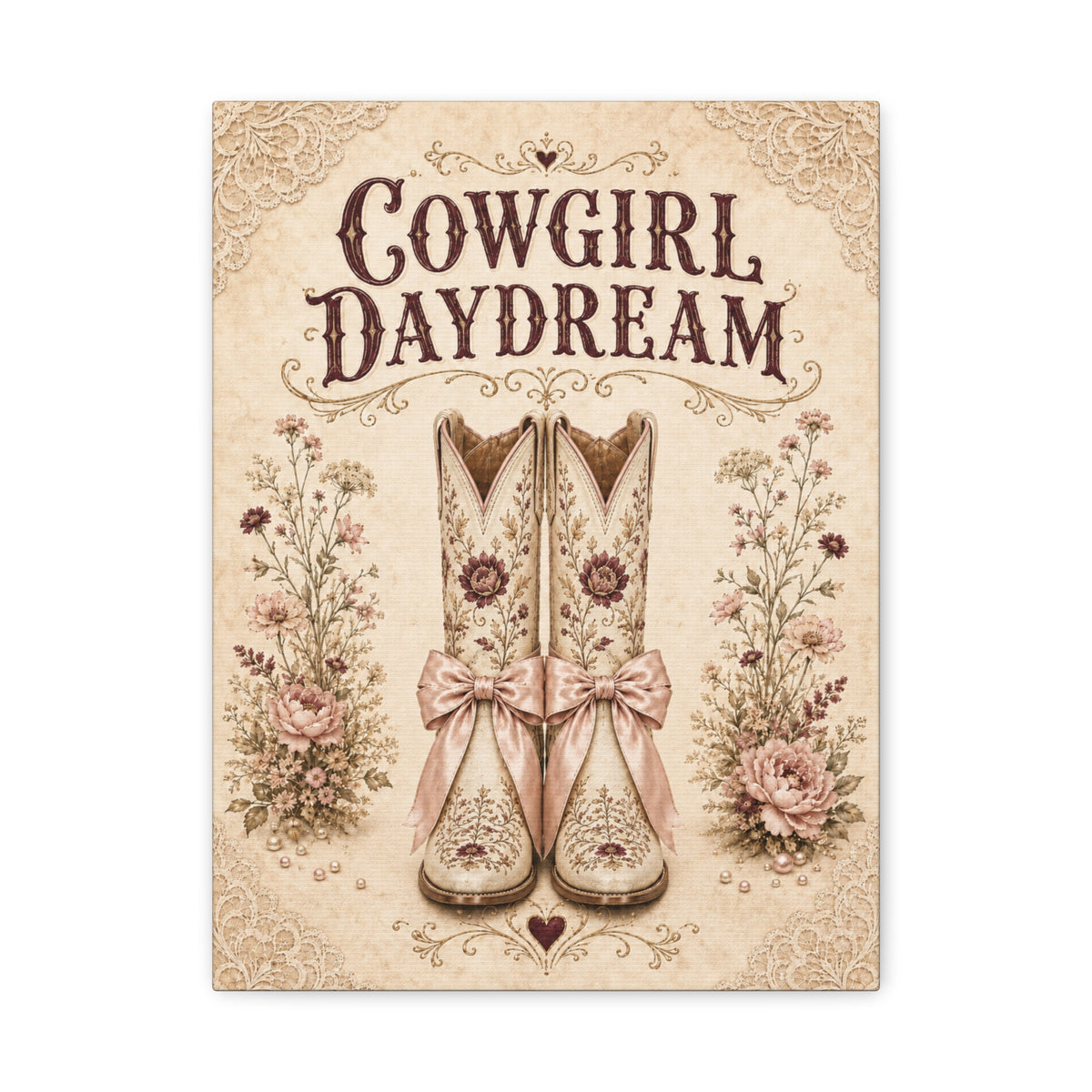 Cowgirl Daydream Canvas Wall Art